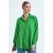 Kadın Yeşil Cepli Oversize Uzun Basic Poplin Gömlek